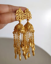 Gold plated silver jhumka