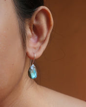 Labradorite earrings