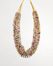 Multi sapphire necklace