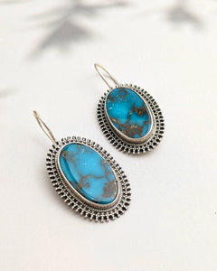 Silver and Turquiose earrings