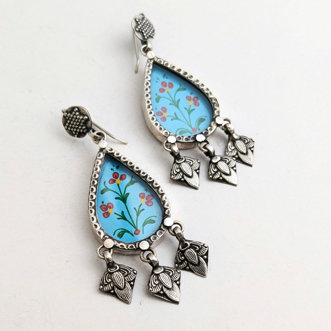 Hand painted earrings