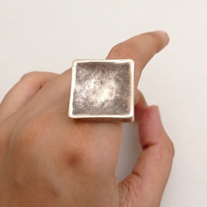 Square Tribal ring