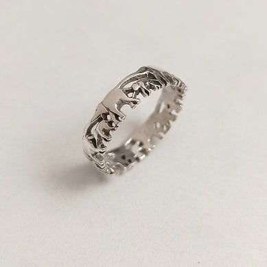 Elephant family ring
