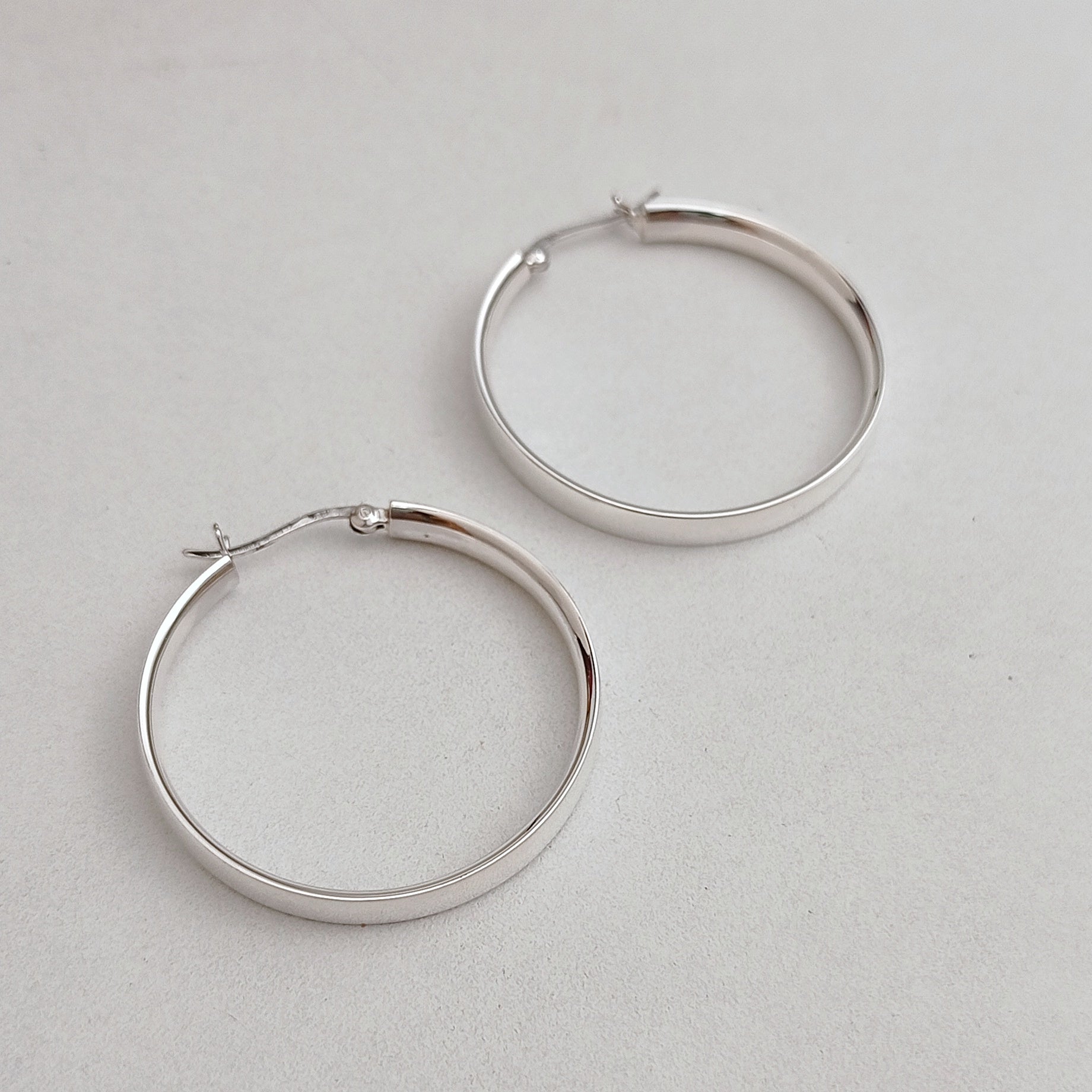 Sterling Silver Hoop Earrings – 12mm – KerrieBerrie Beads & Jewellery