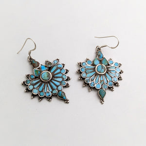 Tibetan turquiose earrings