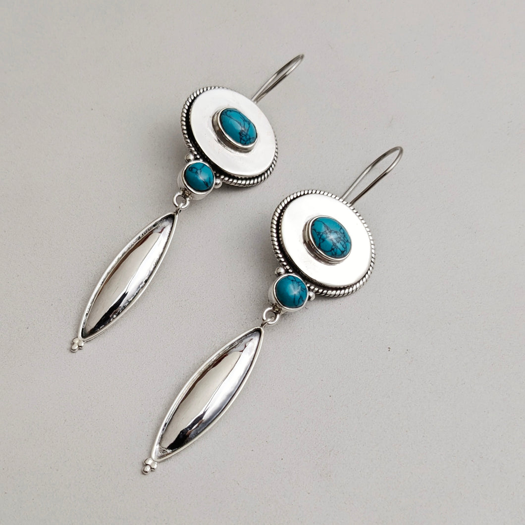 Turquoise danglers