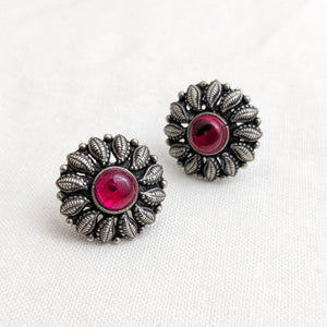 Pink stone studs