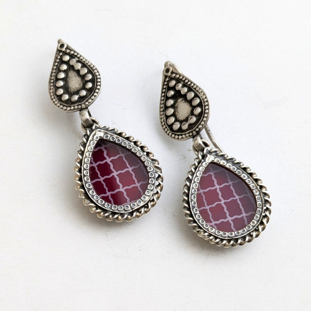 Hand painted earrings