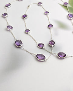 Amethyst necklace