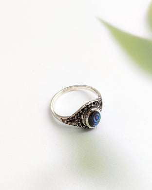 Simple Abalone ring