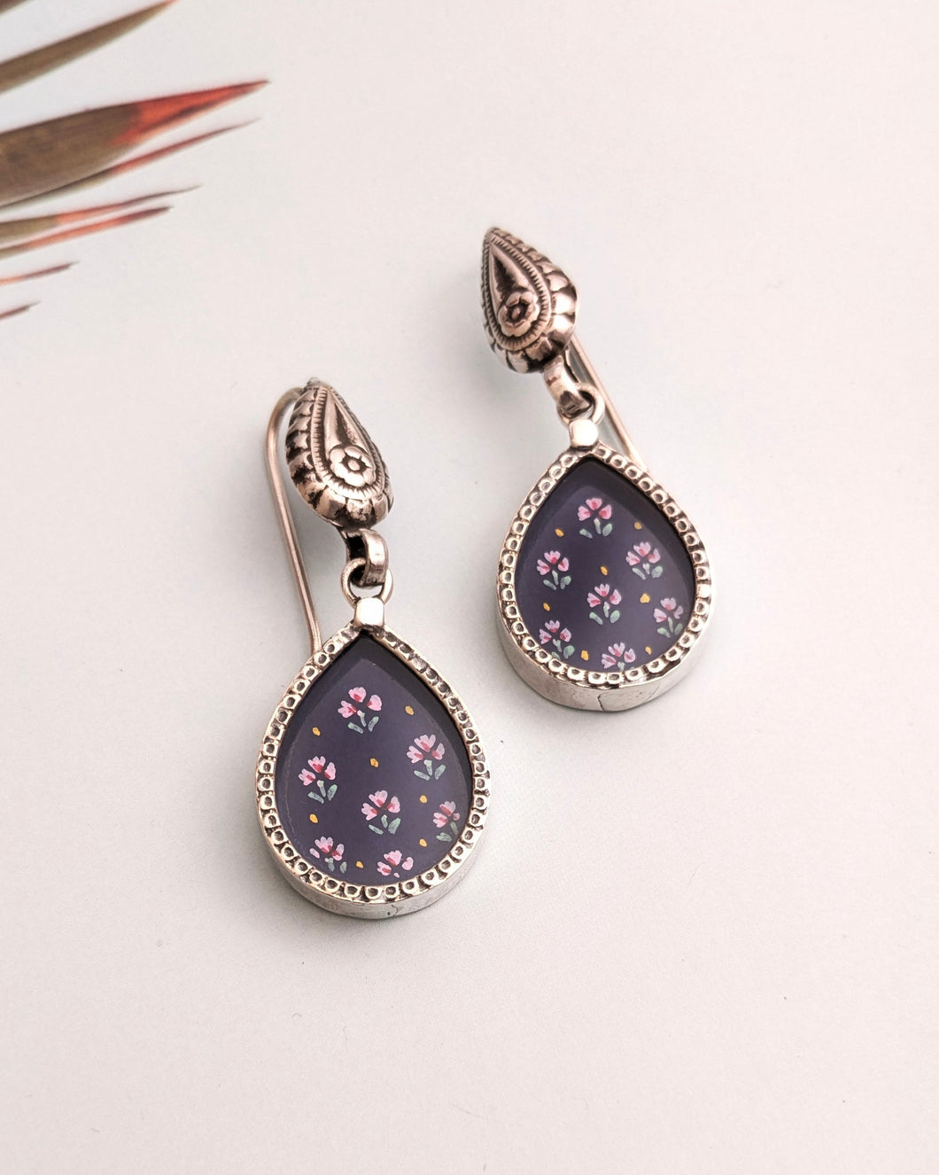 Hand painted earrings