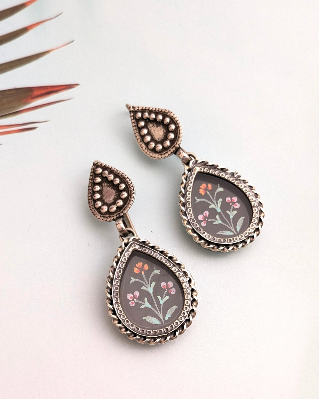 Hand painted earrings