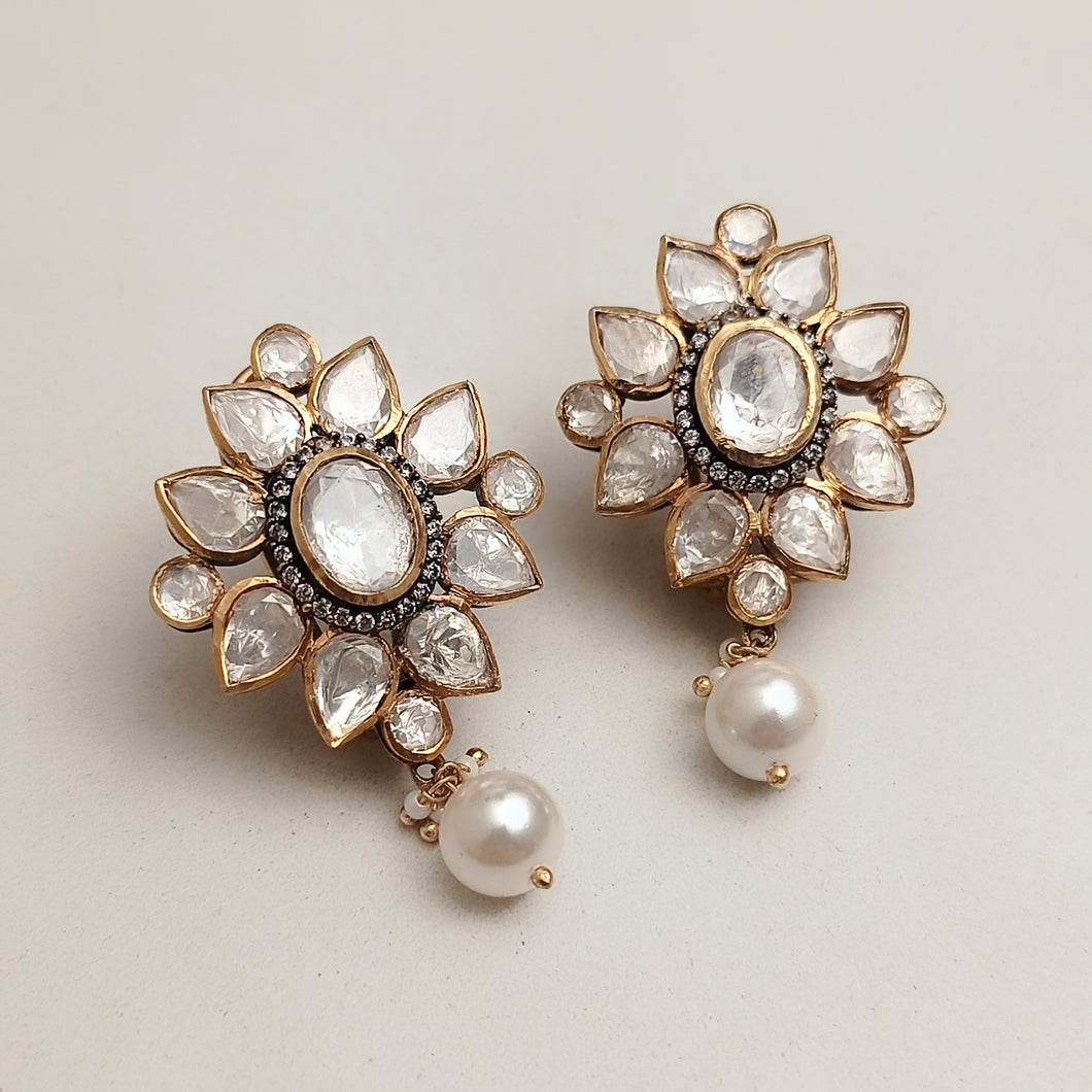 Floral studs