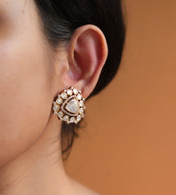 Moissanite stud earrings