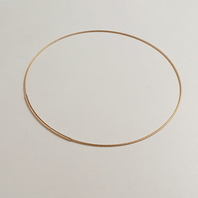 Gold plated  silver wire hasli