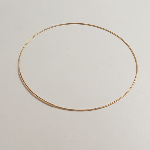 Gold plated  silver wire hasli