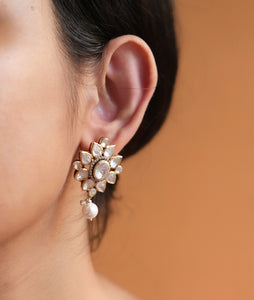 Floral studs