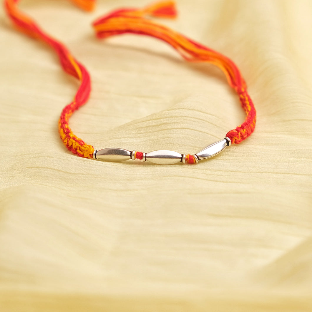 SILVER RAKHI