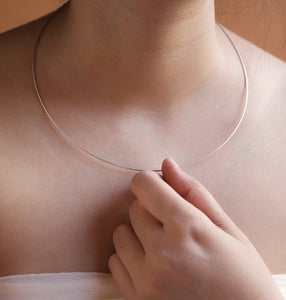 Silver hasli necklace