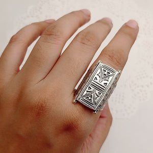 Egytian silver ring
