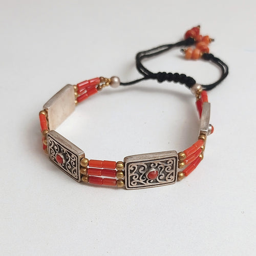 Tibetan Coral bracelet