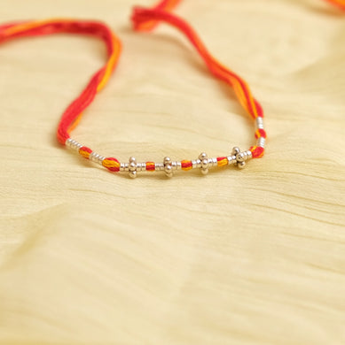 SILVER RAKHI