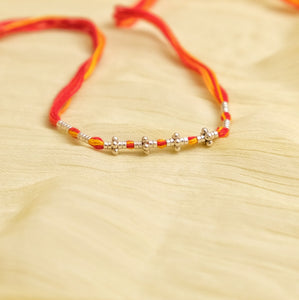SILVER RAKHI