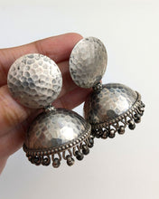 Silver jhumka