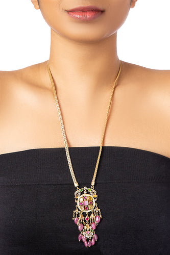 SILVER GOLD PLATED CHAKRA PENDANT