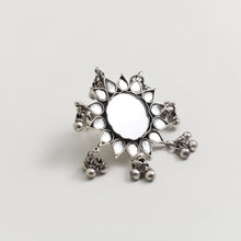 MIRROR RING WITH GHUNGHROOS