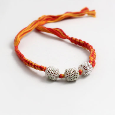 SILVER RAKHI