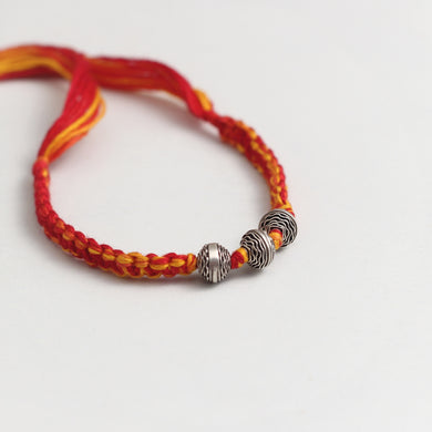 SILVER RAKHI