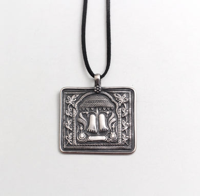 SILVER PADUKA PENDANT