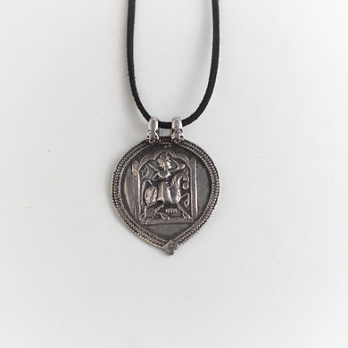 VINTAGE SILVER WARRIOR PENDANT