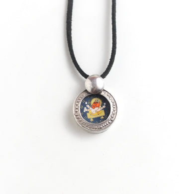 HAND PAINTED GANESHA PENDANT