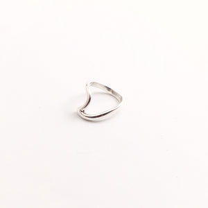 WAVE SILVER RING