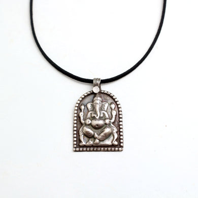 SILVER GANESHA PENDANT