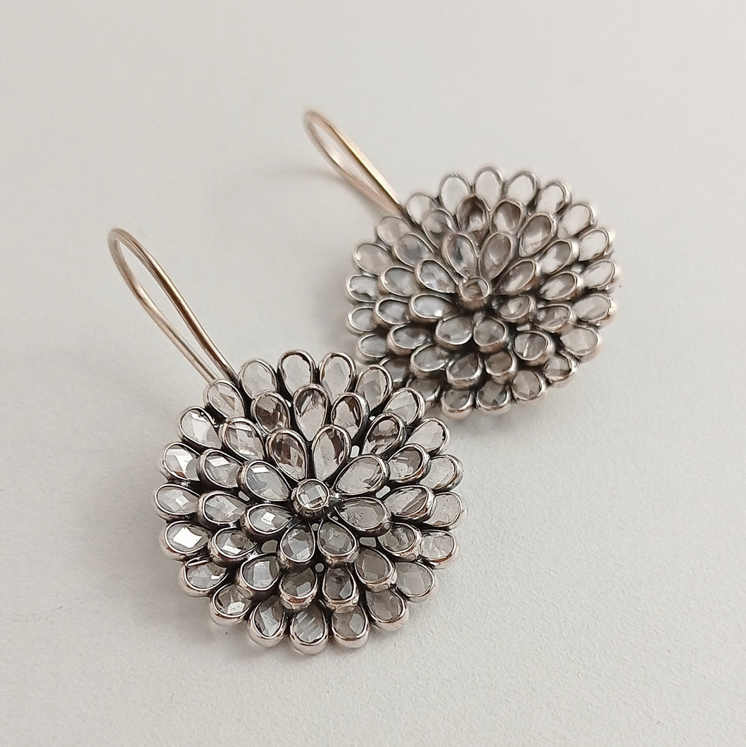 FLORAL  VICTORIAN EARRINGS