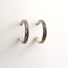 SILVER HOOPS