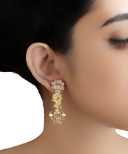 PEACOCK KUNDAN EARRINGS