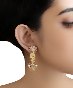 PEACOCK KUNDAN EARRINGS