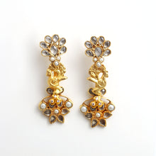 PEACOCK KUNDAN EARRINGS