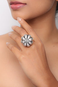 Chunky Flower Ring