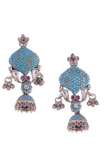 Blue Zircon Earrings