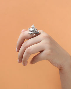 SPIRE SILVER RING