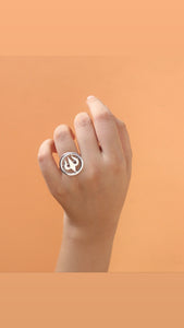 TRISHUL SILVER RING