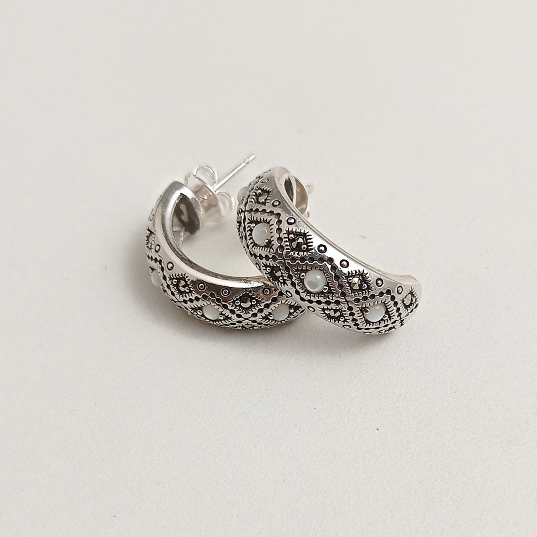 MOTHER OF PEARL SILVER BALI