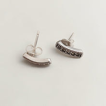 VERTICAL MARCASITE  STUDS