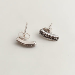 VERTICAL MARCASITE  STUDS