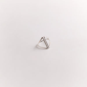 GEOMETRIC SILVER RING